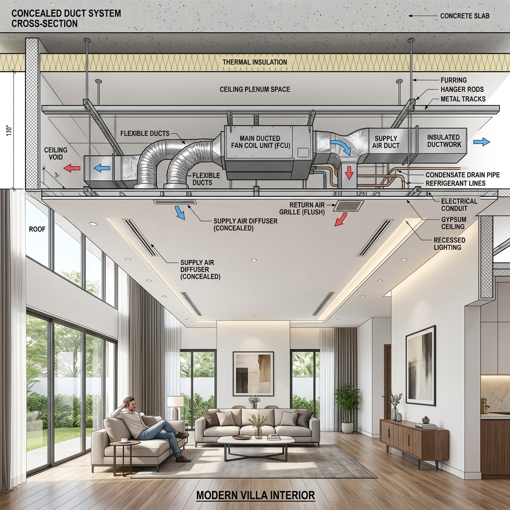 PAC Gainable : Chauffage & Clim Invisible pour Villas Varoises